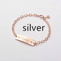 Personalized lettering children bracelet