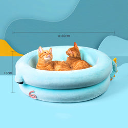 Cat Bed Winter Warm Dog Kennel Pet - KAMARI1