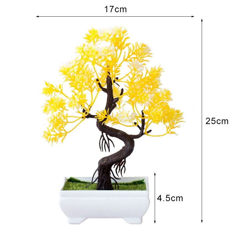 Artificial Small Tree Simulation Pot