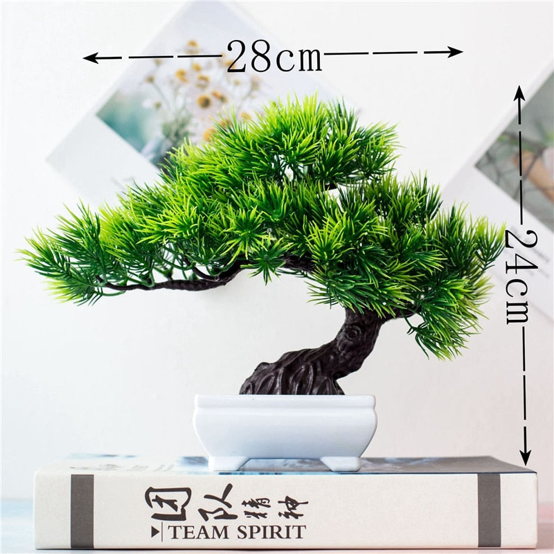 Artificial Small Tree Simulation Pot