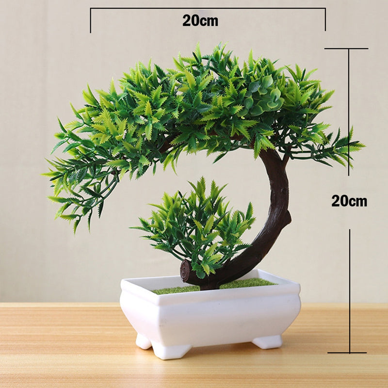 Artificial Small Tree Simulation Pot