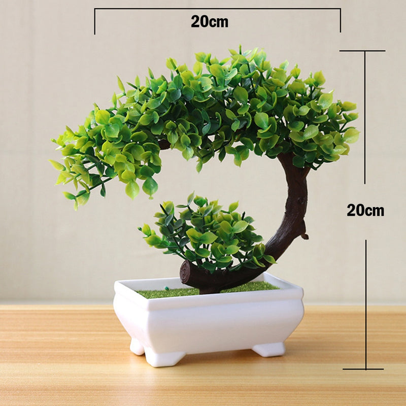 Artificial Small Tree Simulation Pot