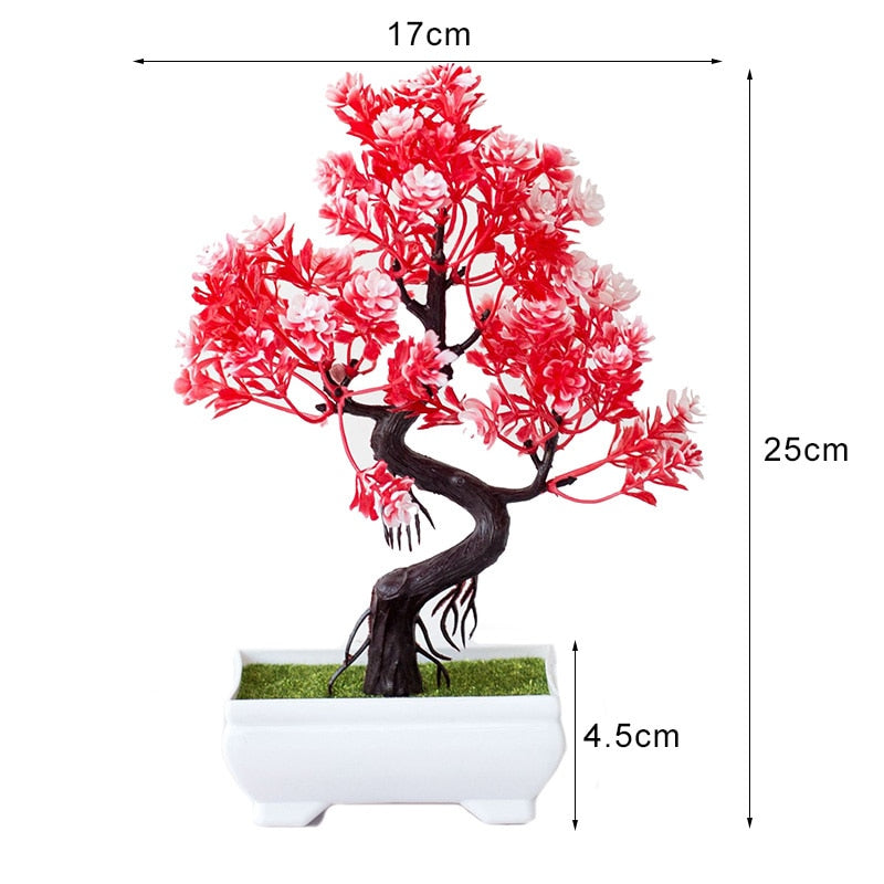 Artificial Small Tree Simulation Pot