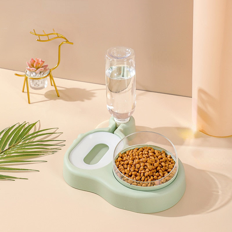 Pet Cat Bowl Automatic Feeder