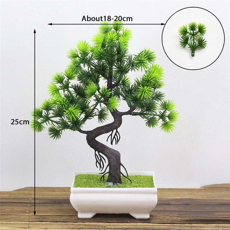 Artificial Small Tree Simulation Pot