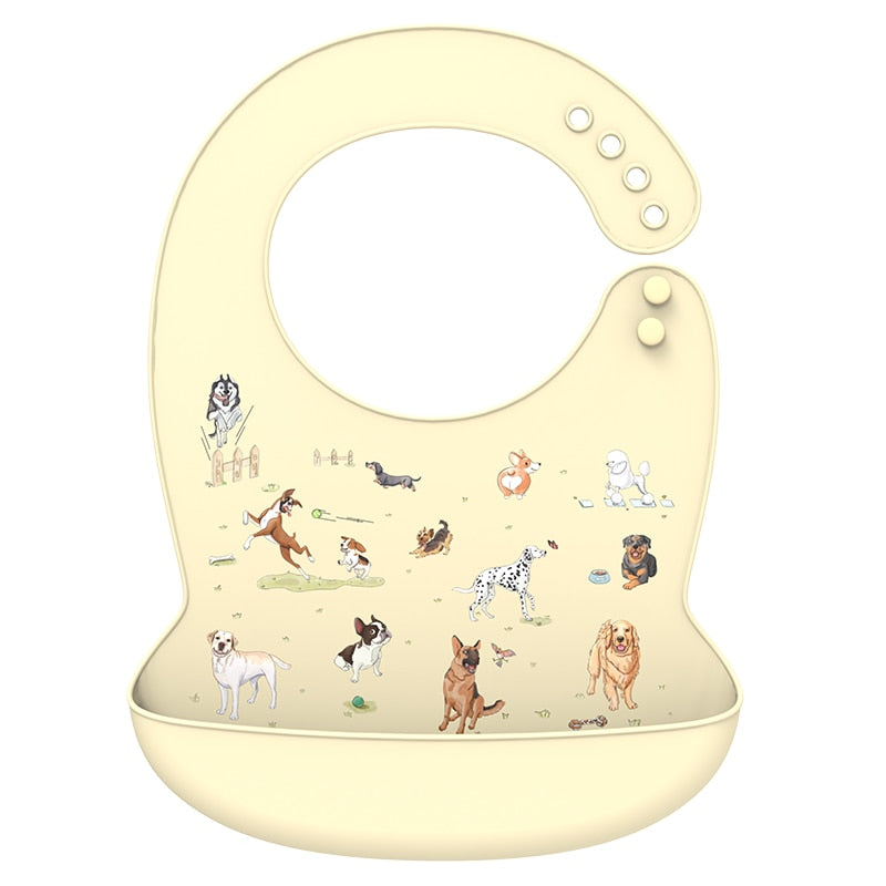 Silicone Saliva Dripping Banana Bibs