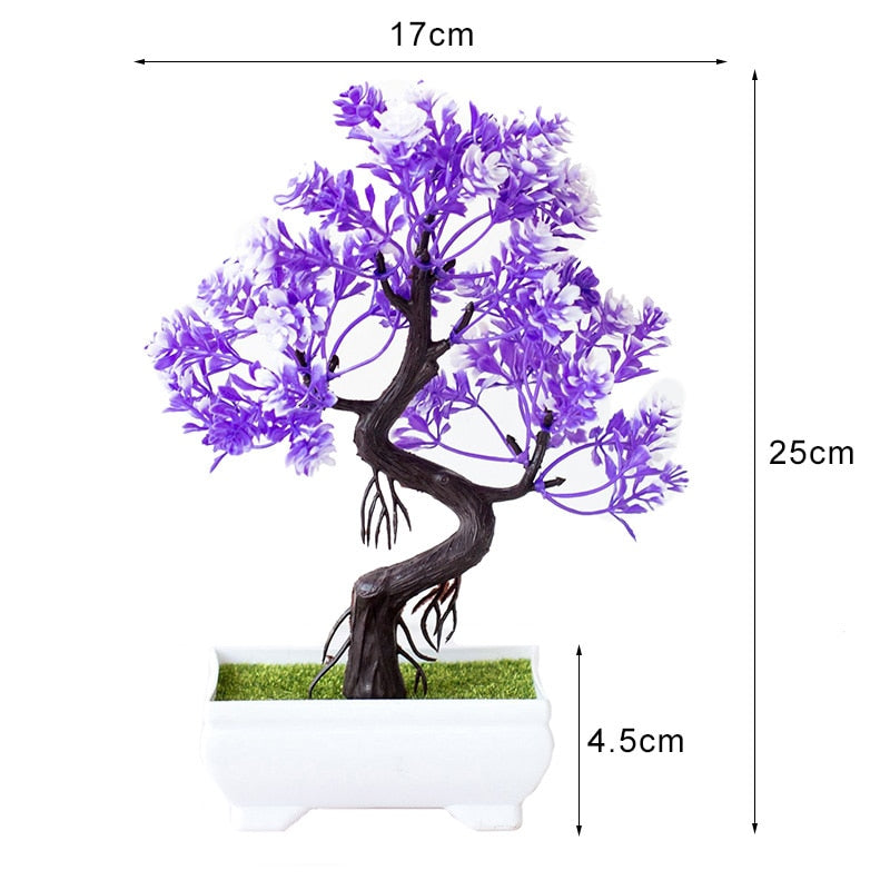 Artificial Small Tree Simulation Pot