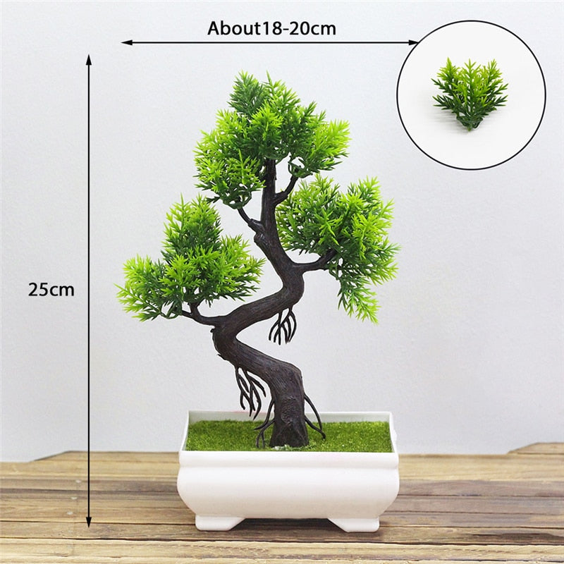 Artificial Small Tree Simulation Pot