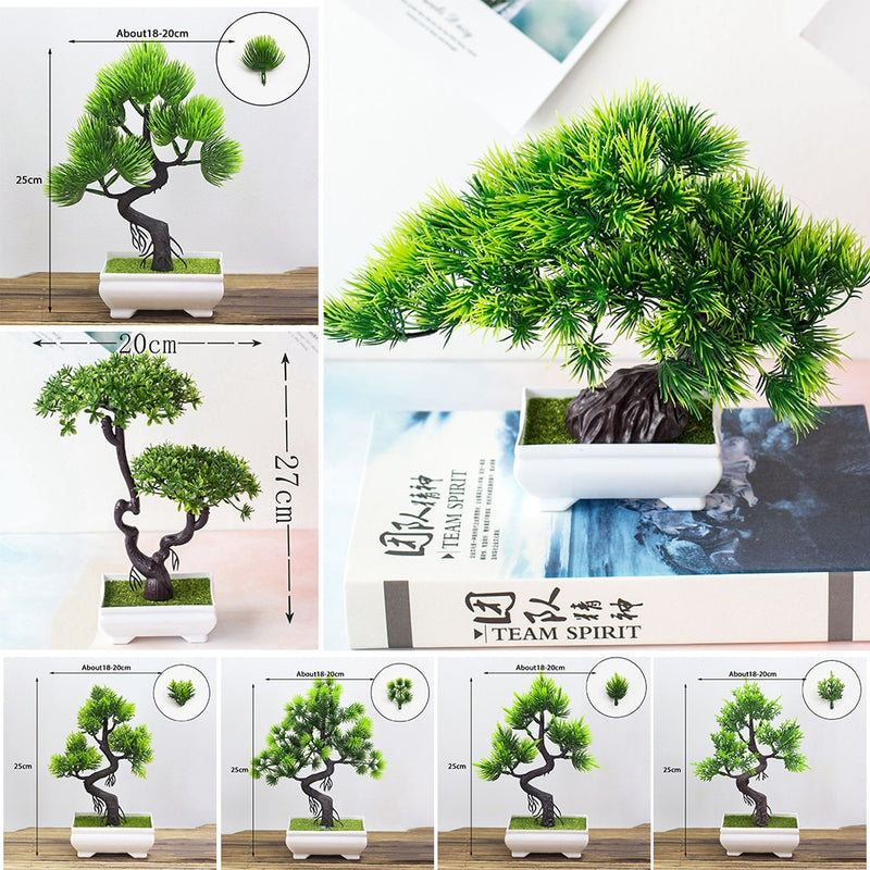 Artificial Small Tree Simulation Pot