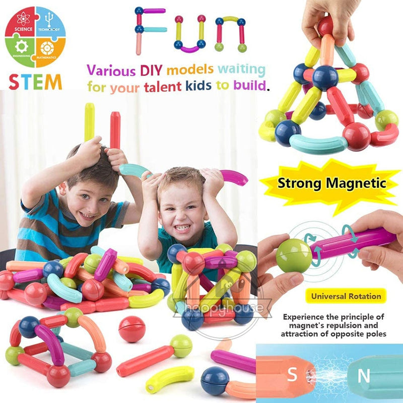 Magnetic Constructor Block Set Toys