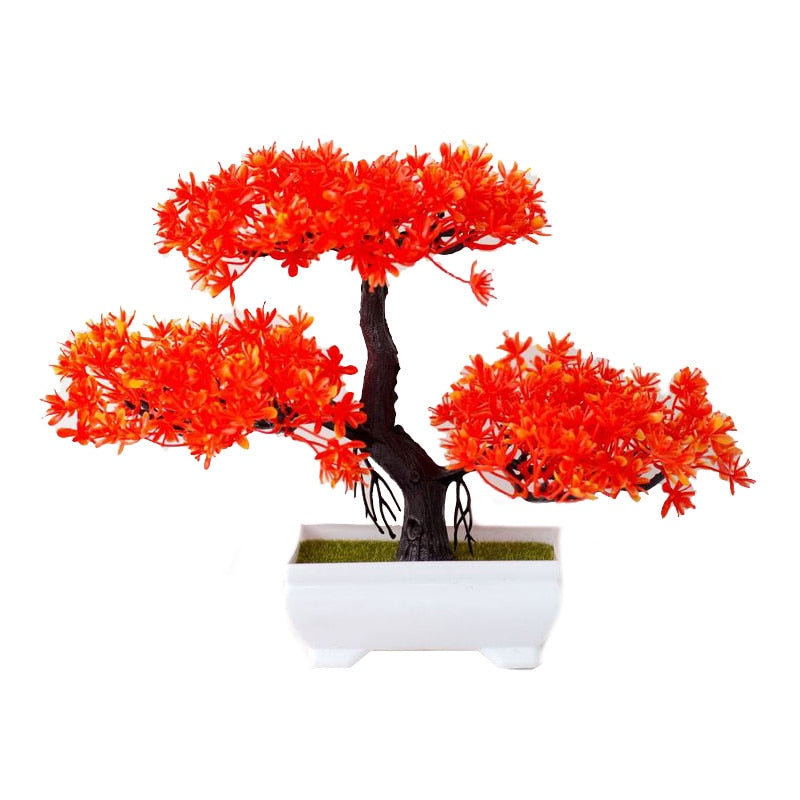 Artificial Small Tree Simulation Pot