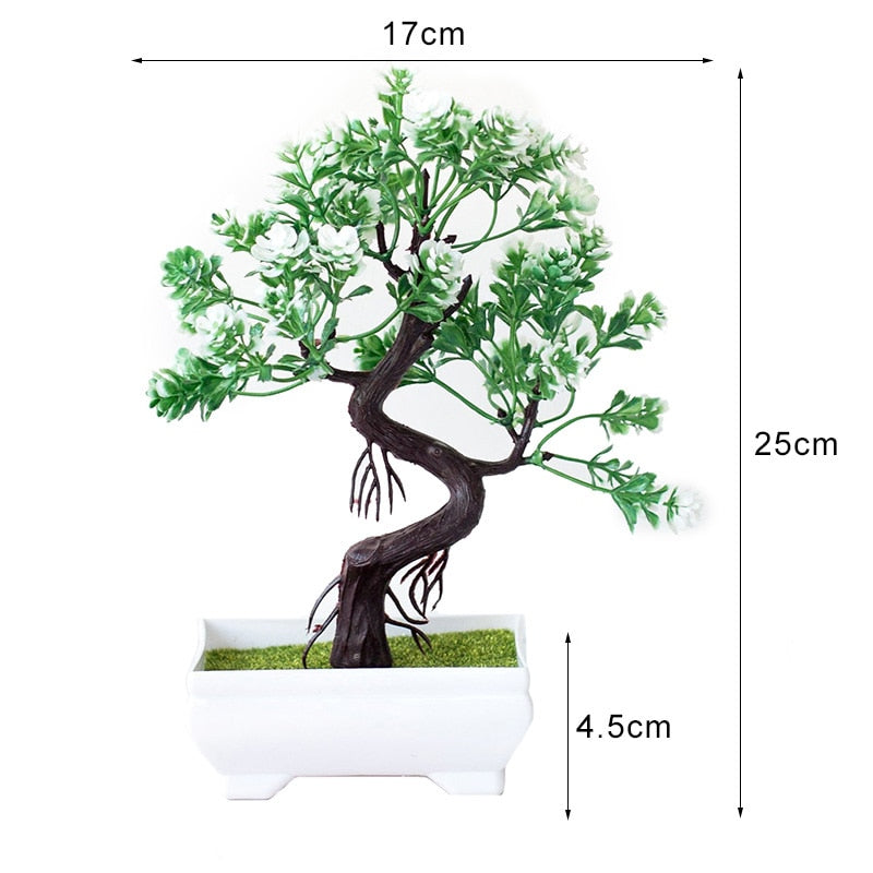 Artificial Small Tree Simulation Pot