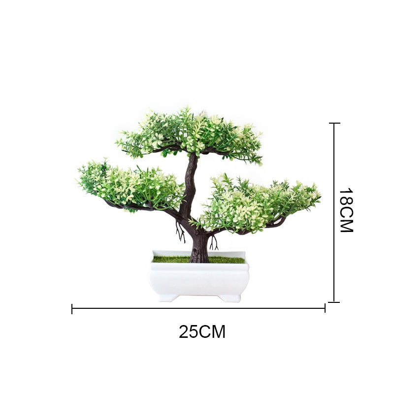 Artificial Small Tree Simulation Pot