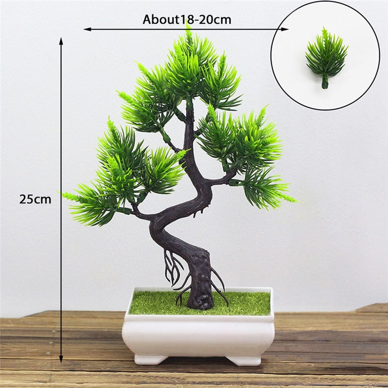 Artificial Small Tree Simulation Pot