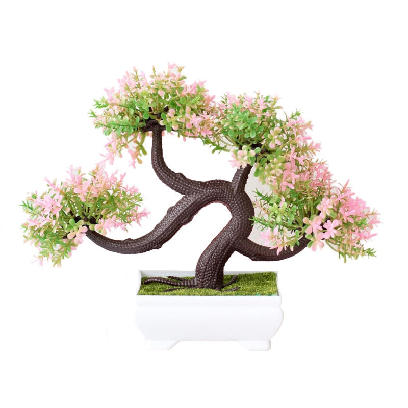 Artificial Small Tree Simulation Pot