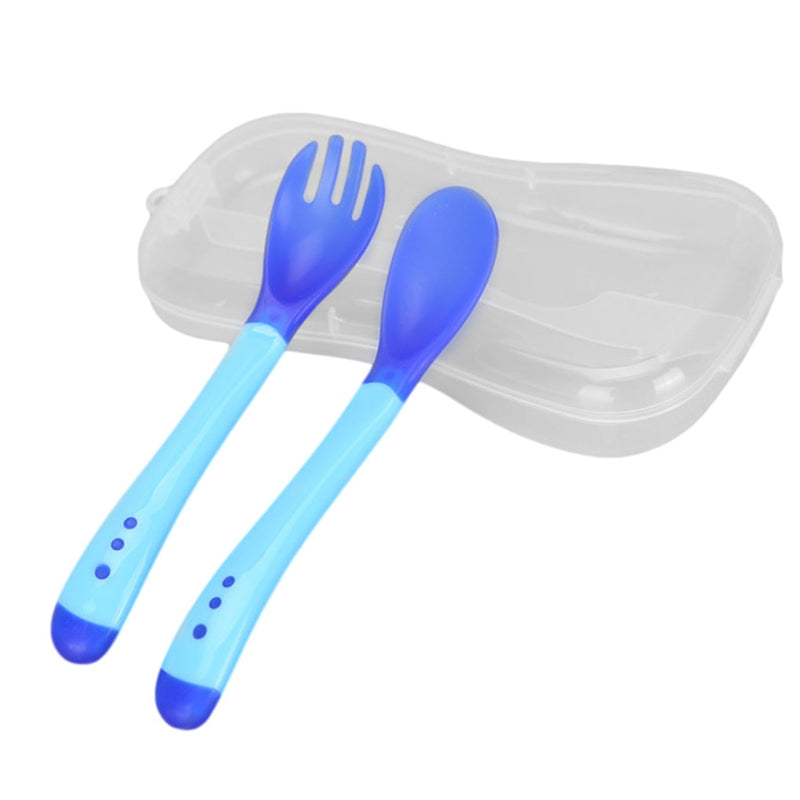 Newborn Baby Eating Spoon