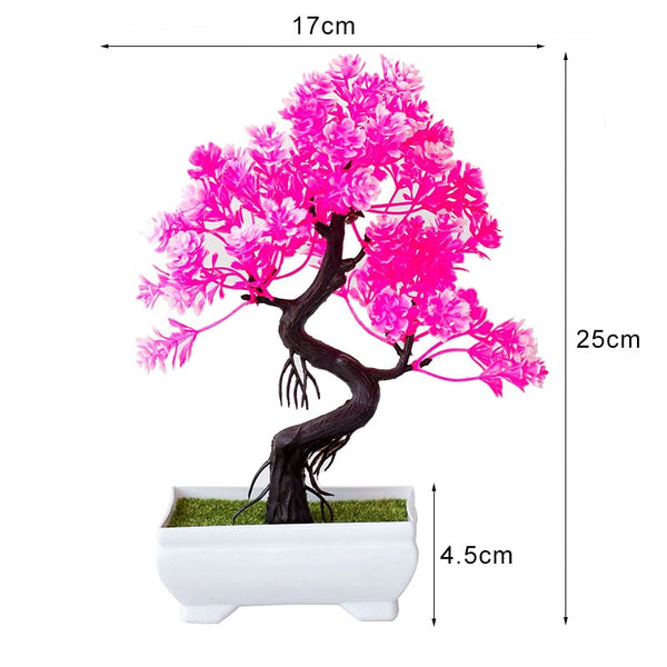 Artificial Small Tree Simulation Pot