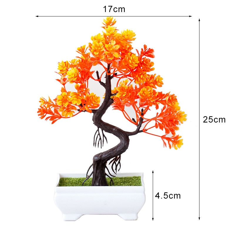 Artificial Small Tree Simulation Pot