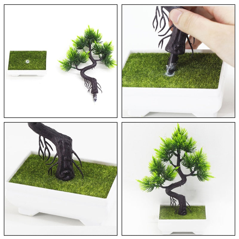 Artificial Small Tree Simulation Pot