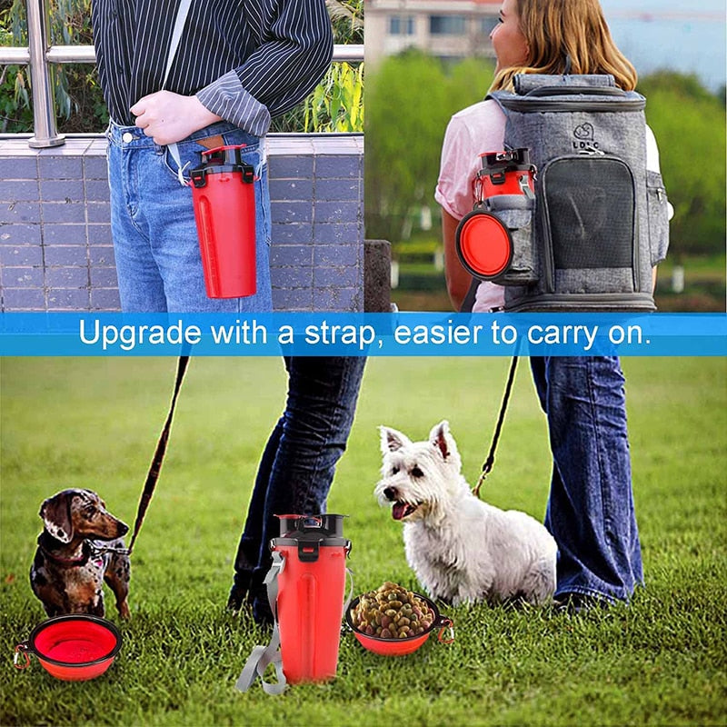 Dog Travel Collapsible Water Bottle