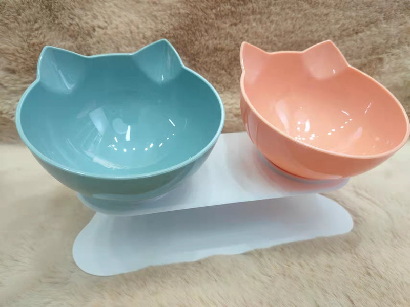 Non-Slip Double Cat Bowl