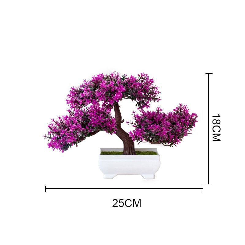 Artificial Small Tree Simulation Pot