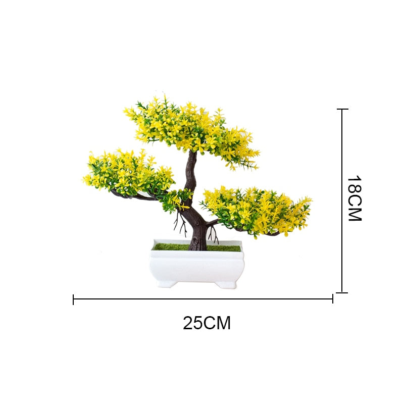 Artificial Small Tree Simulation Pot