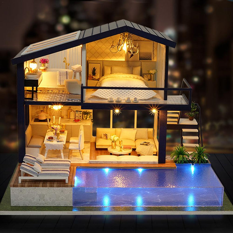 DIY Wooden Miniature Doll House