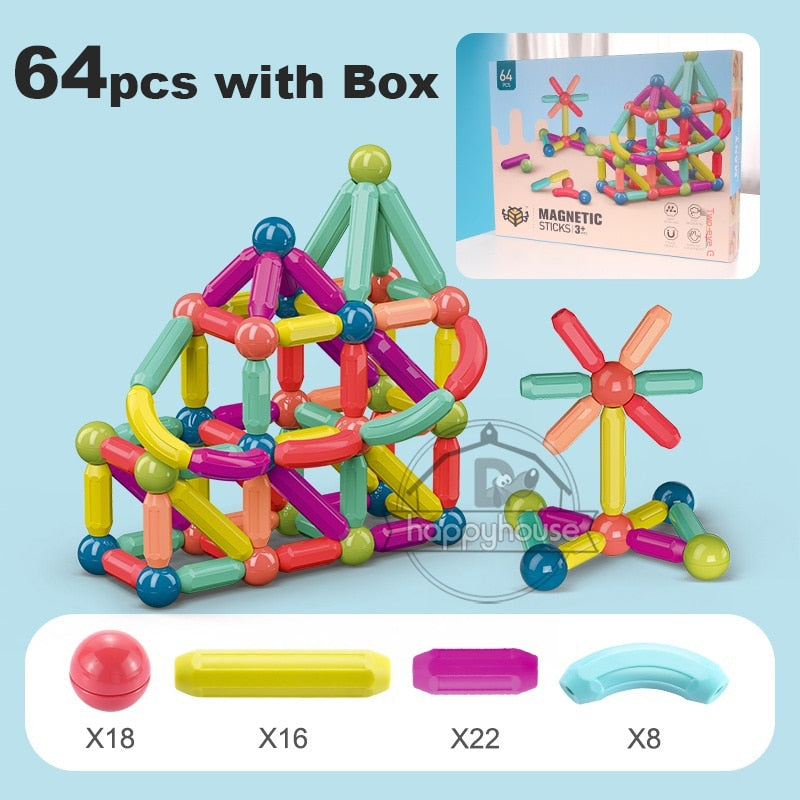 Magnetic Constructor Block Set Toys