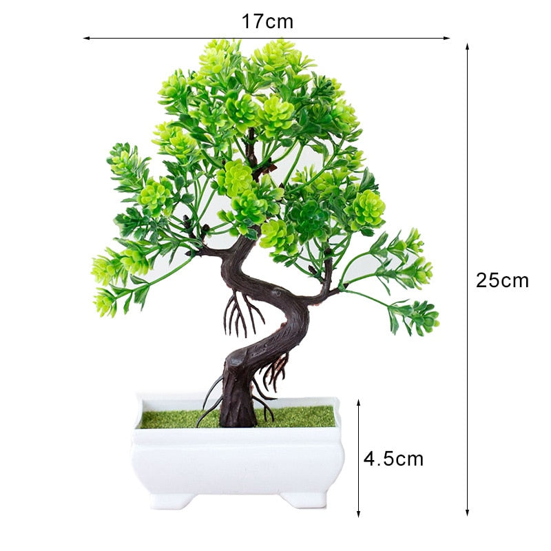 Artificial Small Tree Simulation Pot