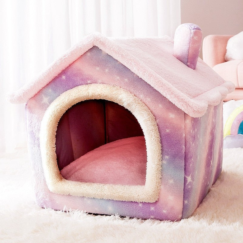 Soft Cat Bed Deep Sleep House