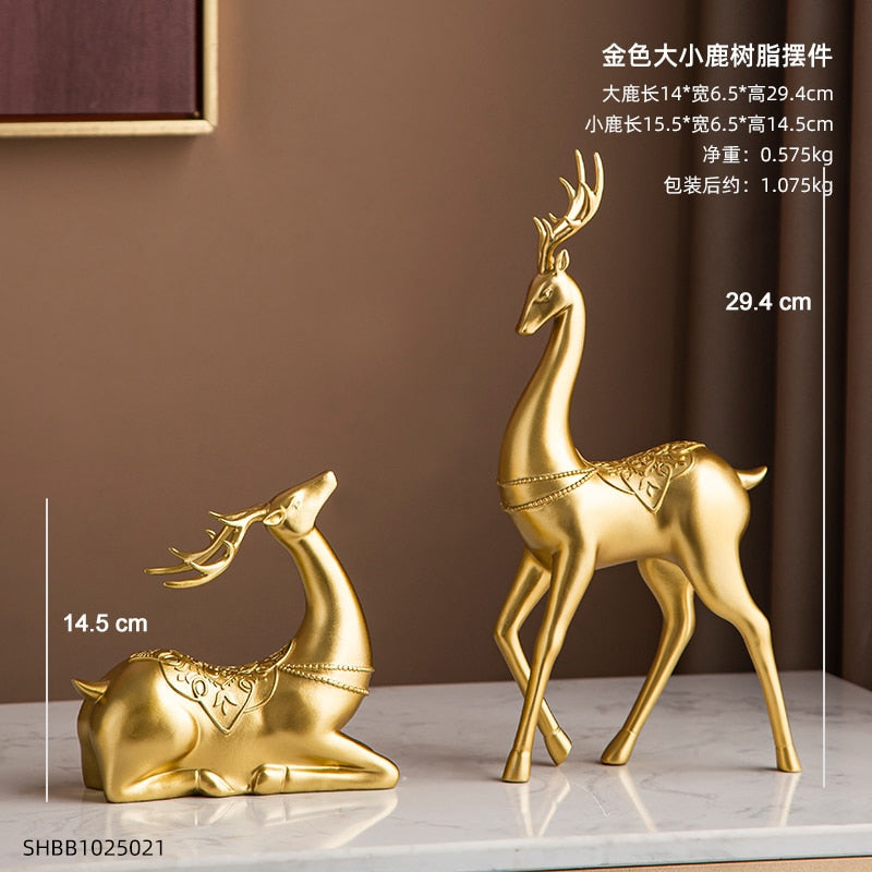 Modern Luxury Gold Animal Figurine