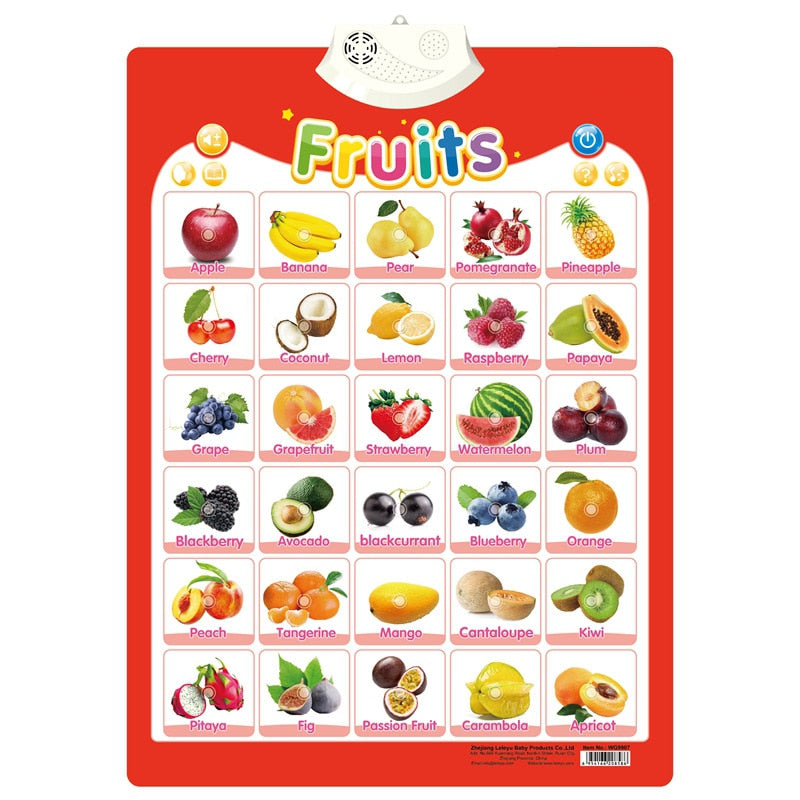 English Alphabet Wall Chart Toy