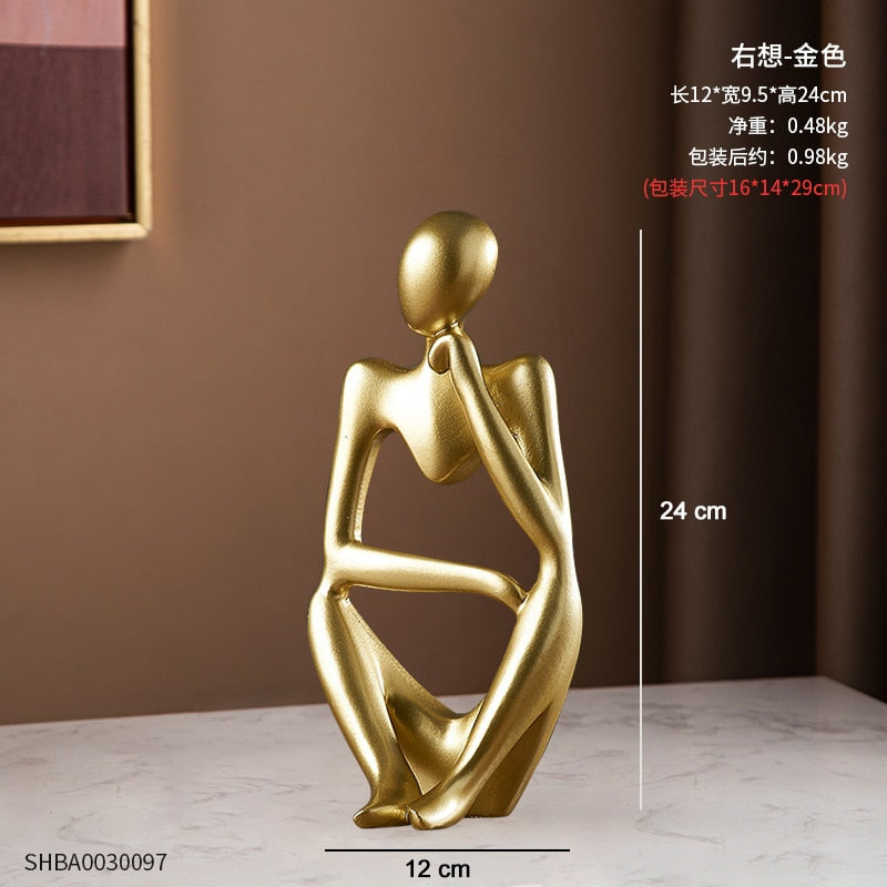 Modern Luxury Gold Animal Figurine