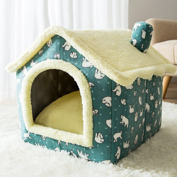 Soft Cat Bed Deep Sleep House