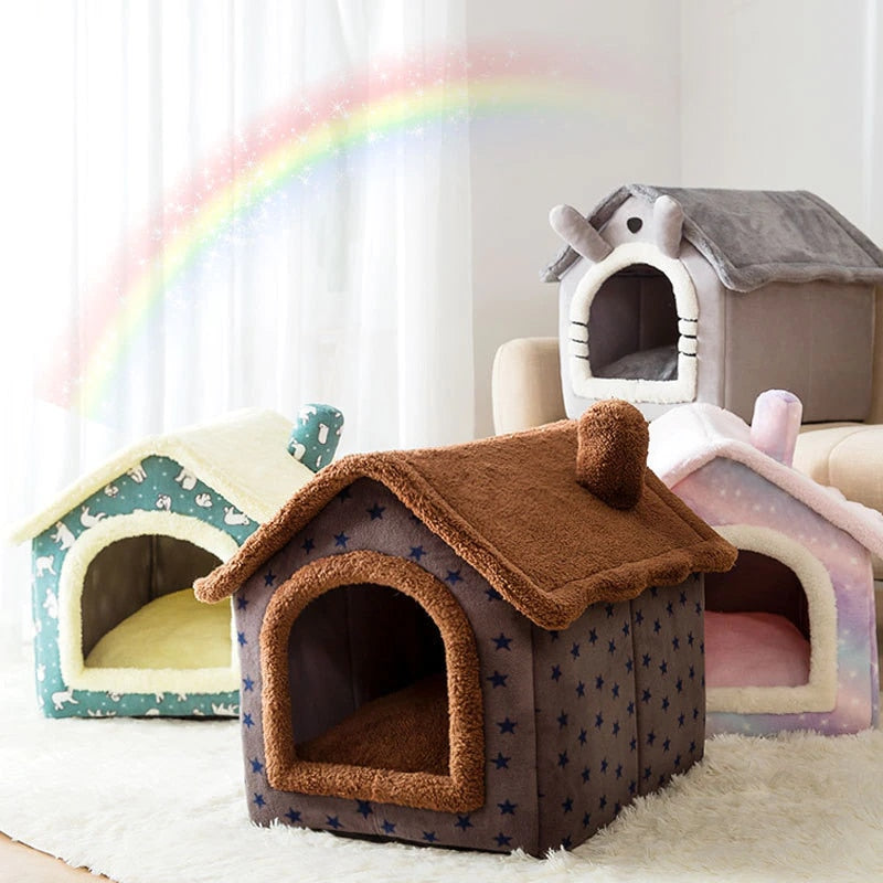 Soft Cat Bed Deep Sleep House