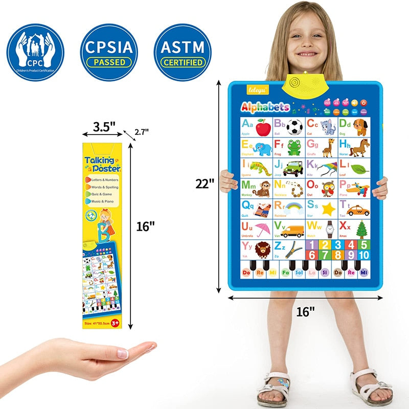 English Alphabet Wall Chart Toy