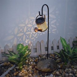 Solar Watering Can Sprinkles Lamp