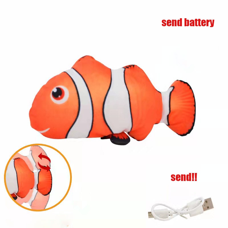 USB Cat Toys Electric Fish