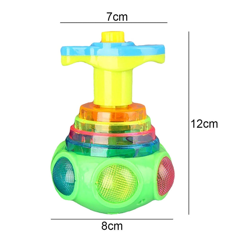 Colorful Flashing Music Spinning Toy