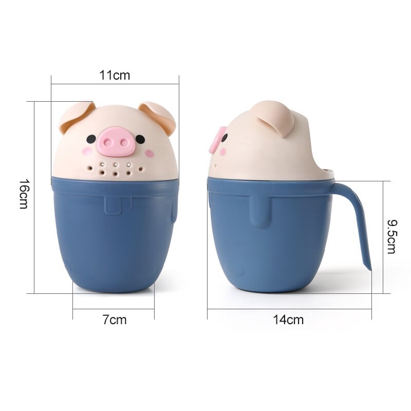 Kids Tool Cartoon Pig Baby Bath Caps