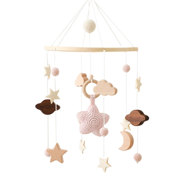 Newborn Crib Wood Bell