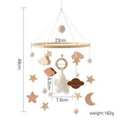 Newborn Crib Wood Bell