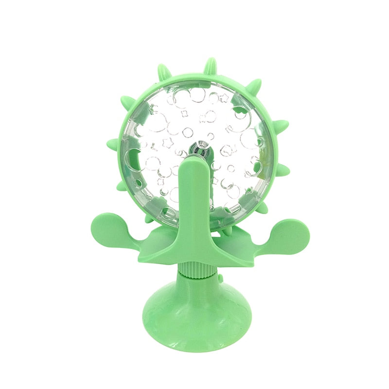 Interactive Wheel Treat Leaking Toy