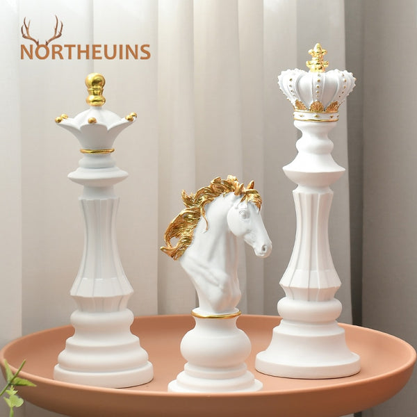 Resin International Chess Figurine