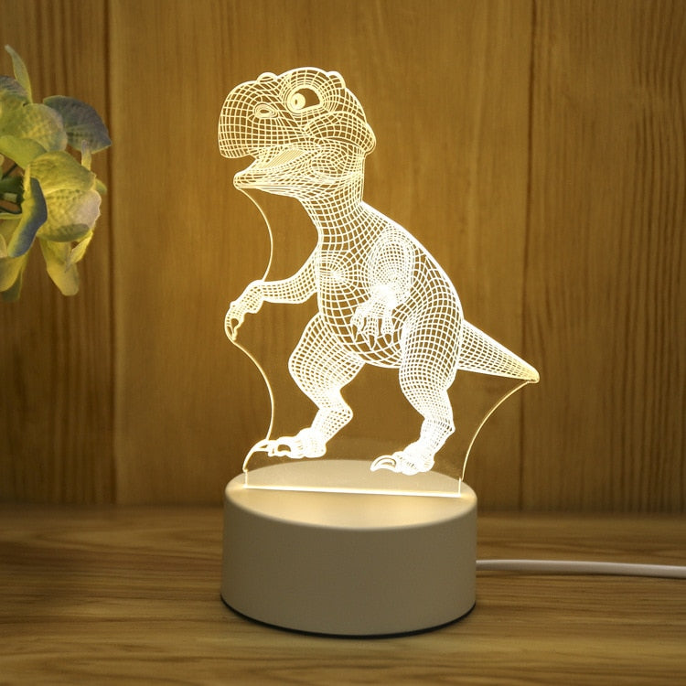 3D Acrylic USB Night Light Xmas Gift