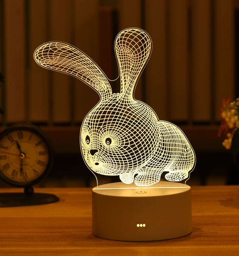 3D Acrylic USB Night Light Xmas Gift