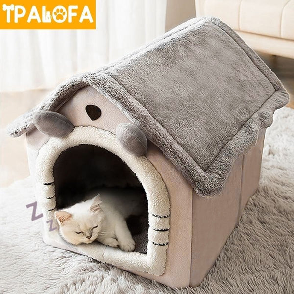 Soft Cat Bed Deep Sleep House