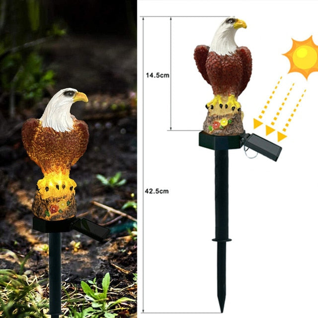 Solar Lamp Owl Animal Garden