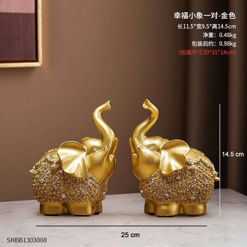 Modern Luxury Gold Animal Figurine